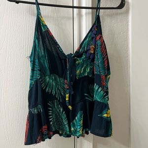 Patrons of peace front tie top